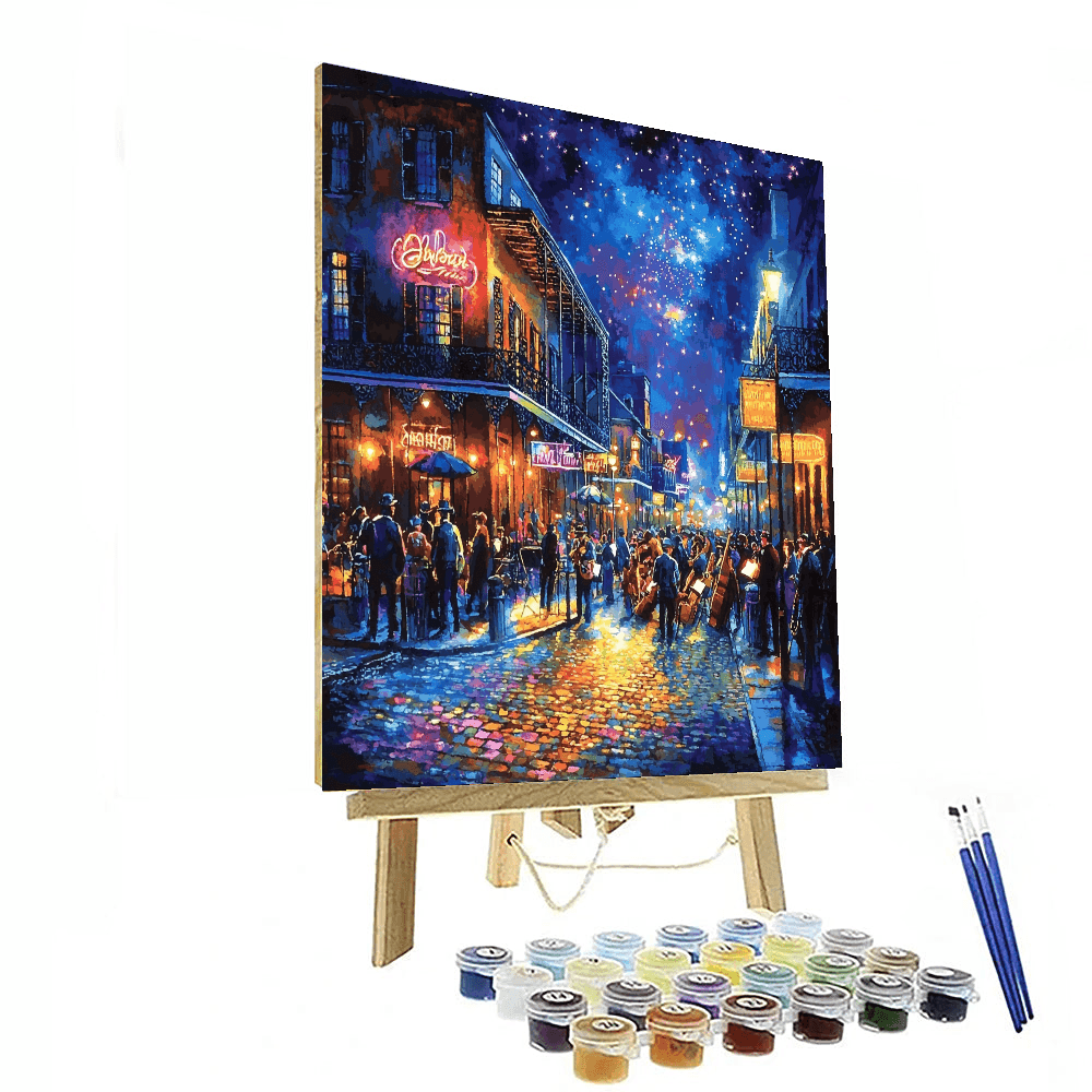 Bourbon Street - New Orleans Numbered Painting Kits