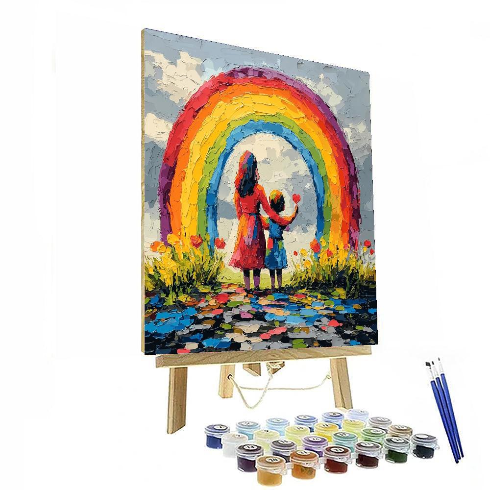 Rainbow Of Hopes Painting Number Kit