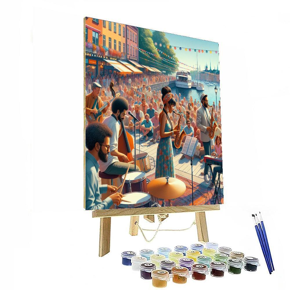 Stockholm Jazz Festival DIY Paint By Numbers