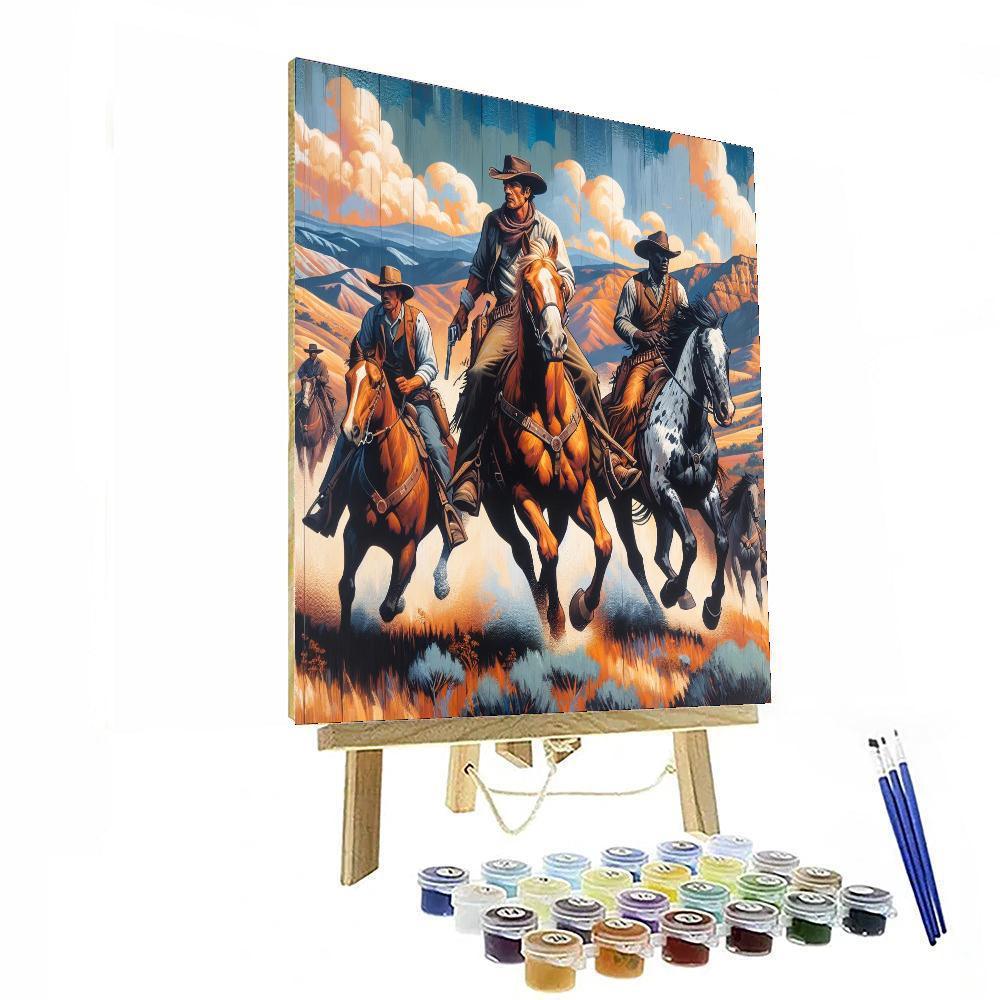 Incredible Wild West Journey Paint By Numbers Kits