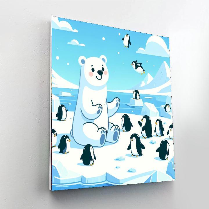 Arctic Exploration Number Painting