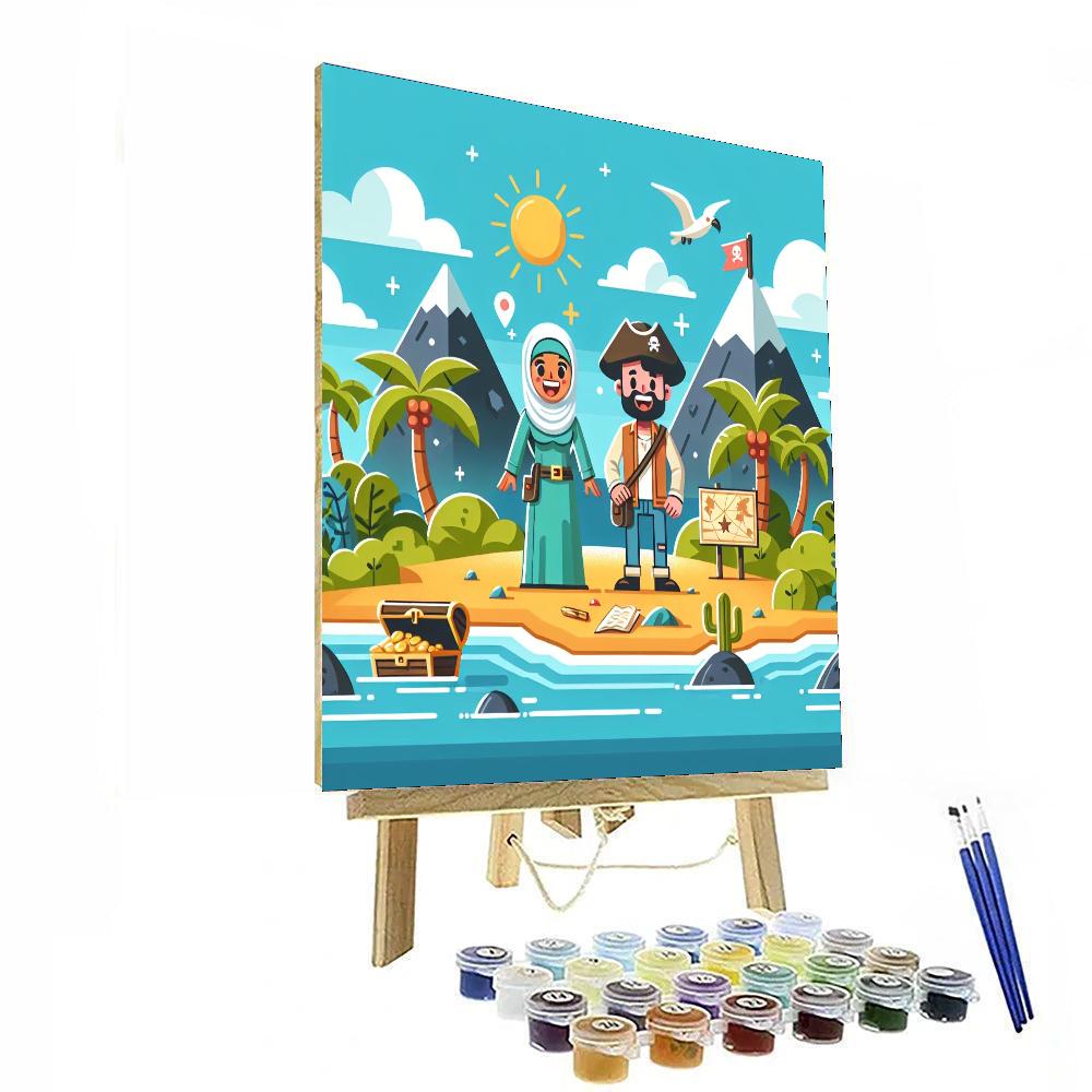 Explorer's Island Adventure Paint By Number