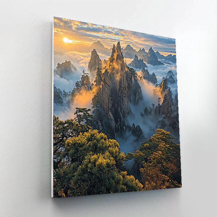 Huangshan (yellow Mountains) Paint By Numbers