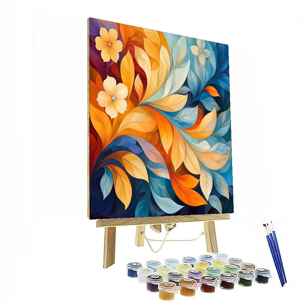 Leonardo Da Vinci Inspired Flow Of Time  DIY Paint By Numbers