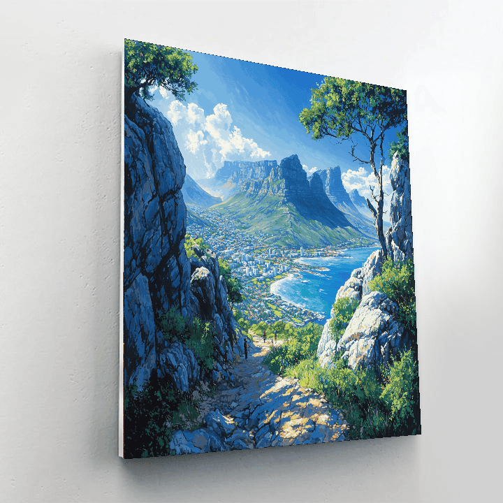 Table Mountain National Park Painting By Numbers Kit