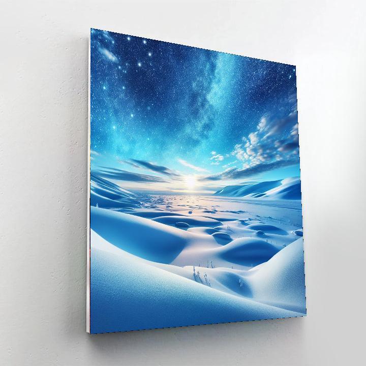 Glistening Snowy Tundra Paint By Numbers Kits