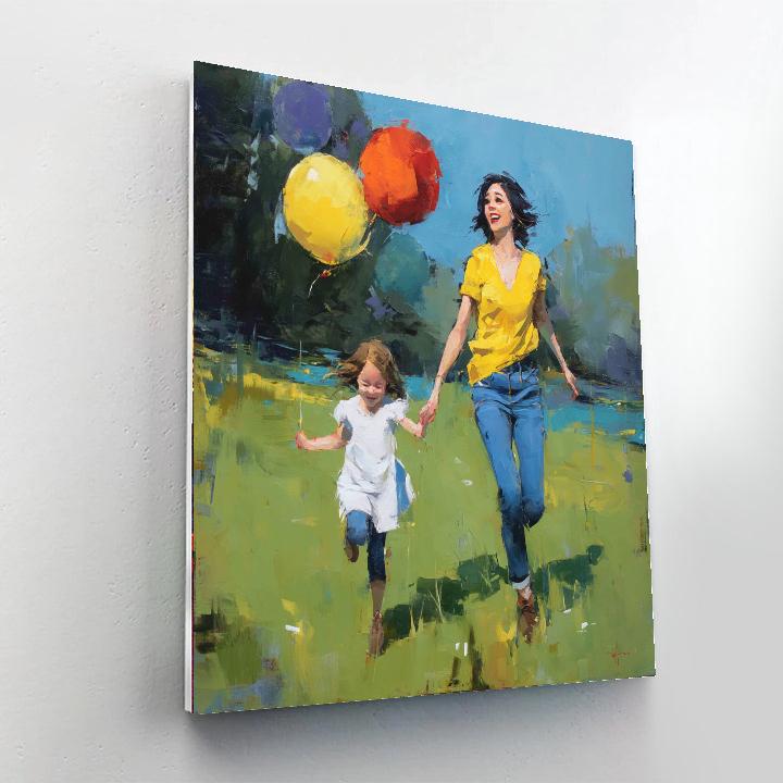 Merry Moments Of Motherhood Painting Number Kit