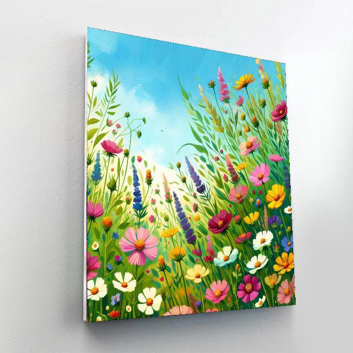 Euphoric Summer Meadow Paint By Color