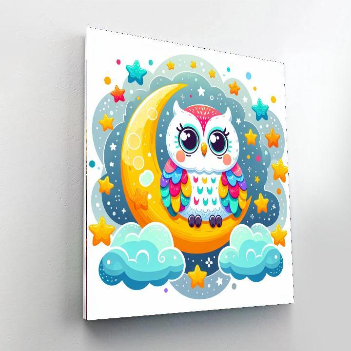 Happy Hoots Number Painting