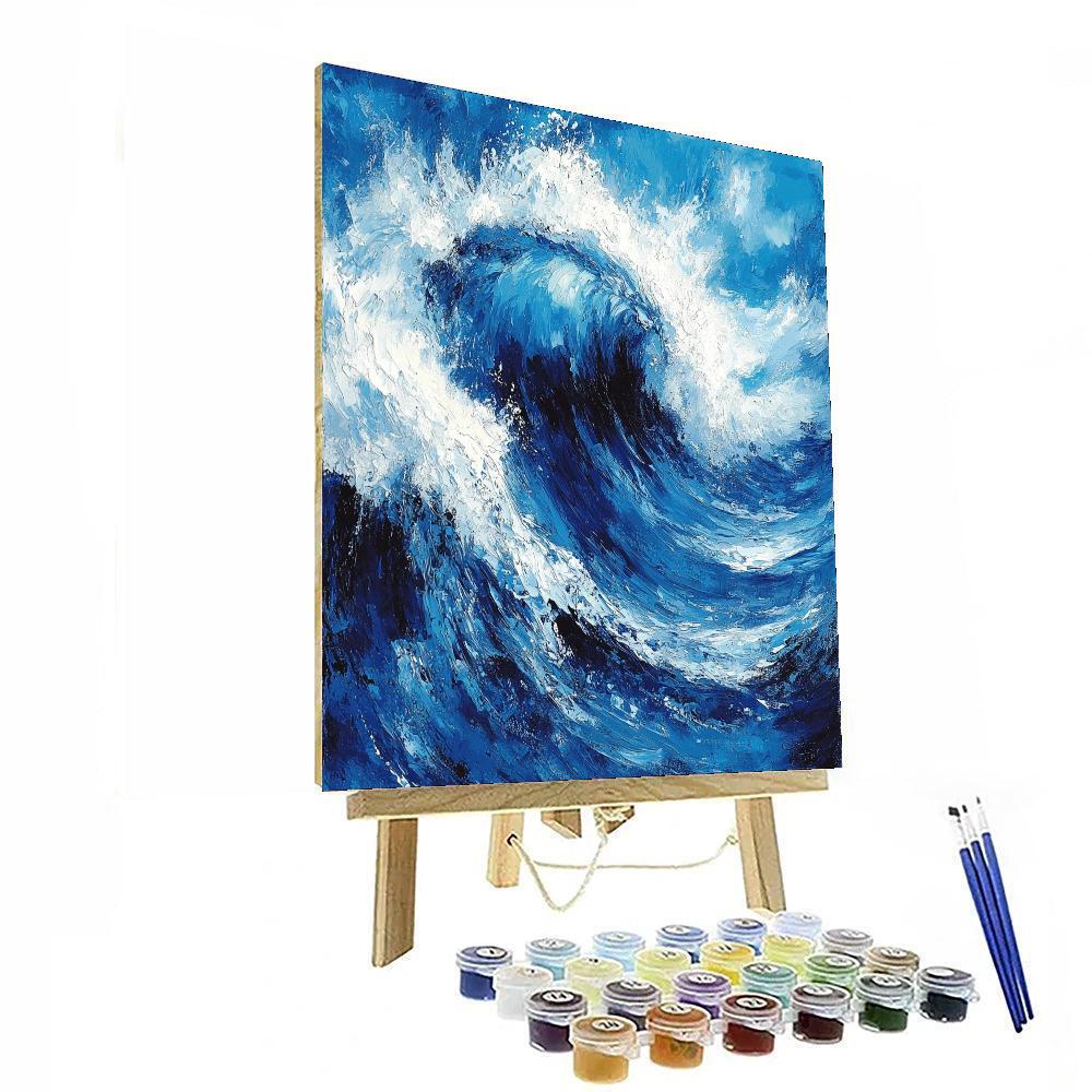 Michelangelo Inspired Eternal Ocean  Painting Number Kit