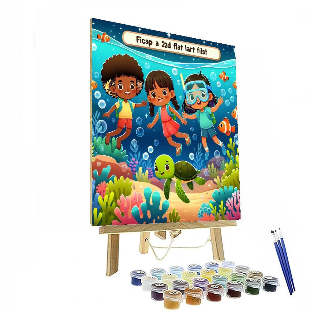Underwater Exploration Team Paint By Color
