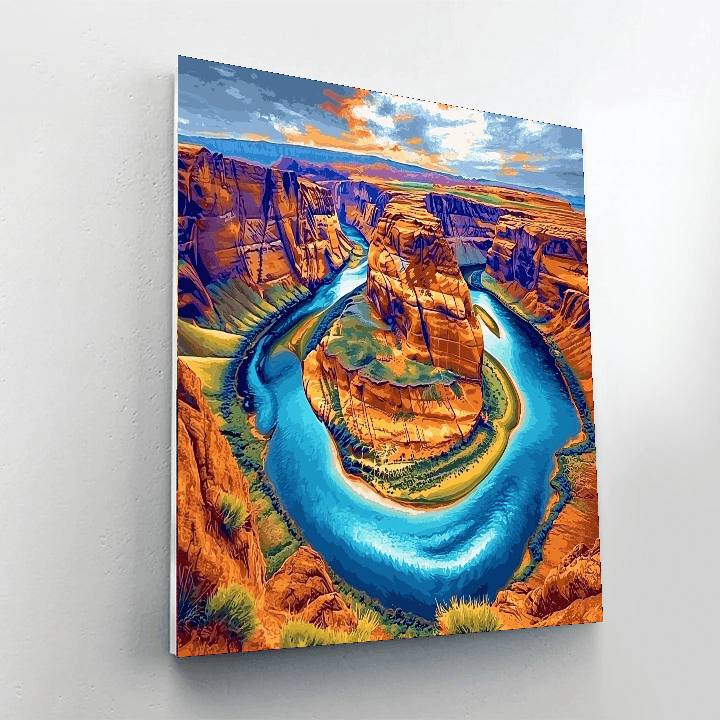 Horseshoe Bend - Usa Number Painting