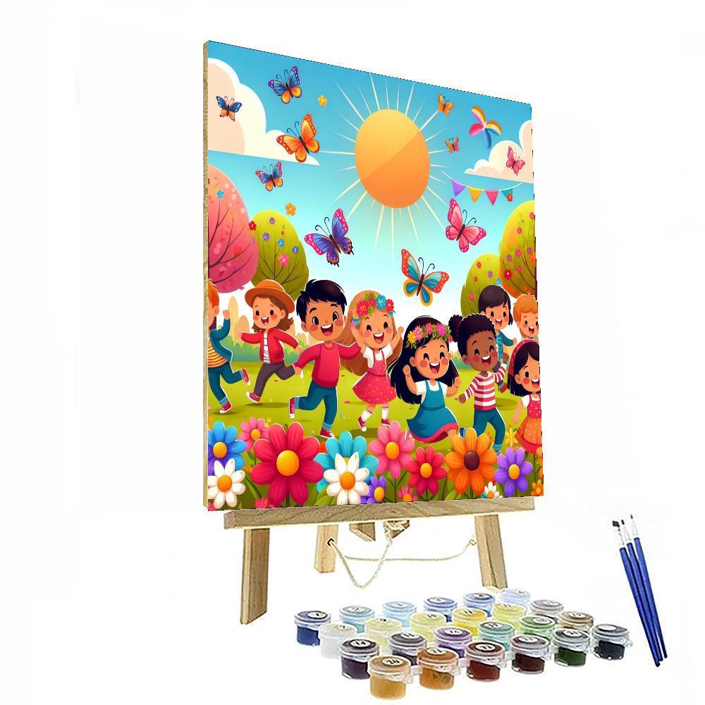 Cheerful Spring Festival Paint By Numbers Kits