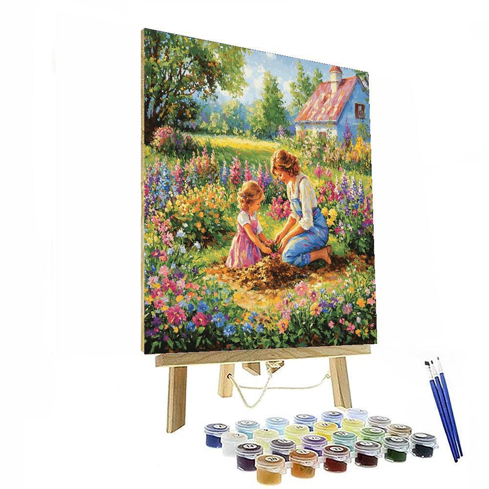 Sowing Seeds Of Love Number Painting