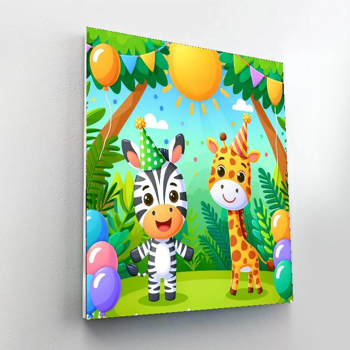Jungle Safari Party Paint By Numbers Kits