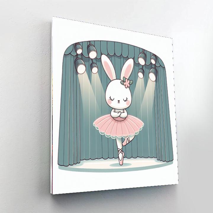 Ballet Bunny's Performance Numbered Painting Kits