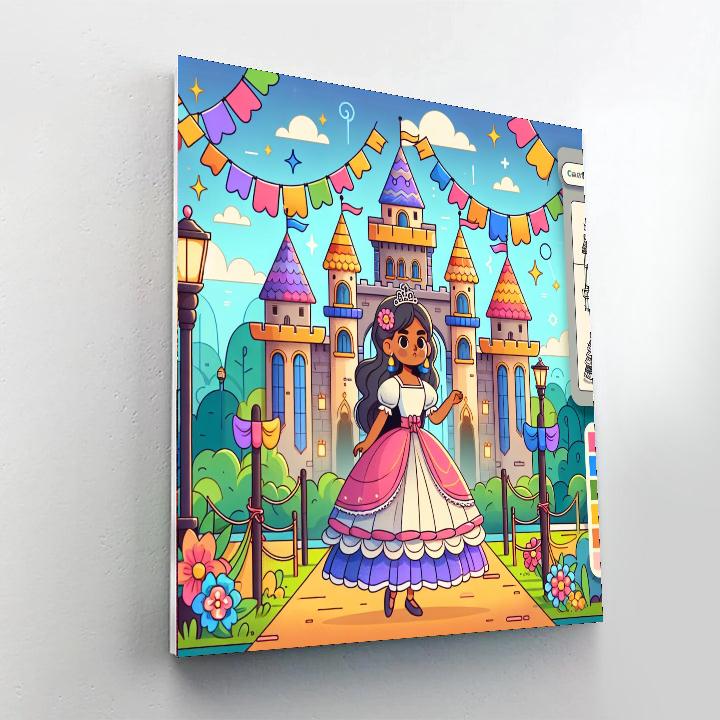 Princess’s Royal Adventure Number Painting
