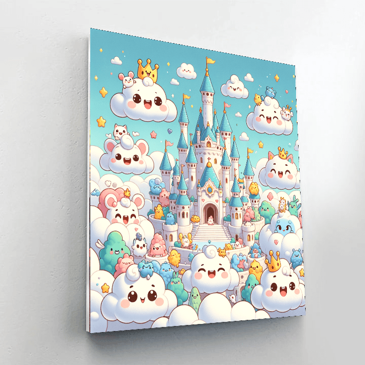 Cheery Cloud Kingdom DIY Paint By Numbers