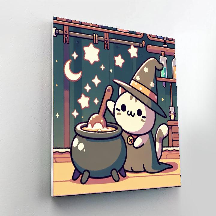Whiskered Wizardry Workshop Numbered Painting Kits