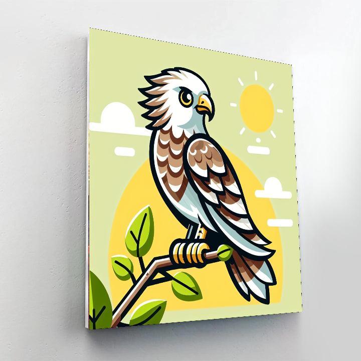 Friendly Falcon DIY Paint By Numbers