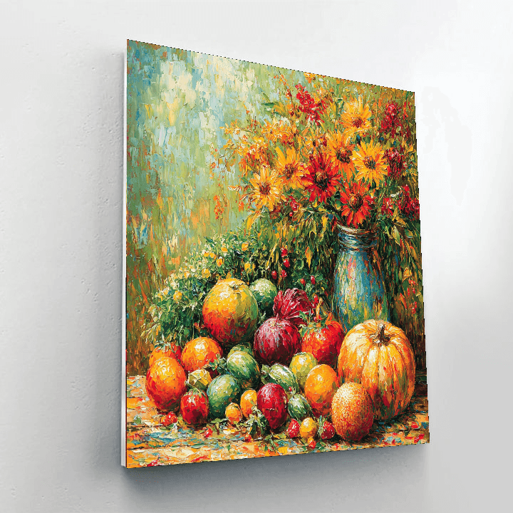 Van Gogh Inspired Harvest Harmony  Paint By Numbers Art
