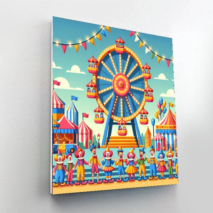 Carnival Caper Number Painting