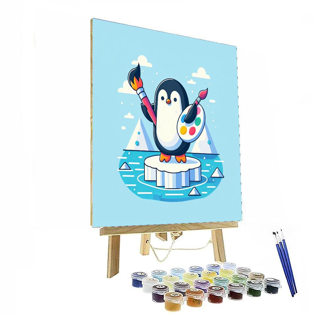 Creative Penguin Paint By Numbers