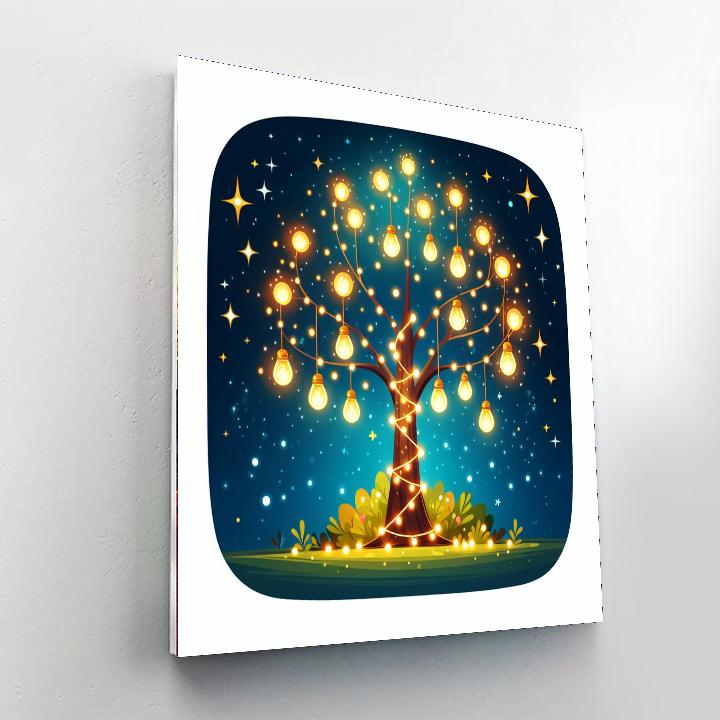 Magic Fairy Lights Painting Number Kit