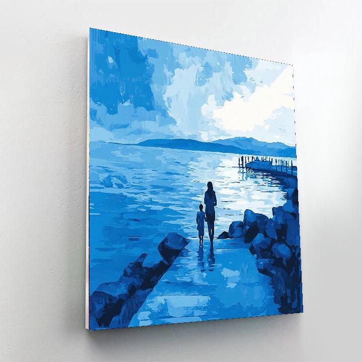 Mother's Day Harbor Painting Number Kit