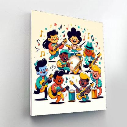 Fantastic Music Jam Numbered Painting Kits