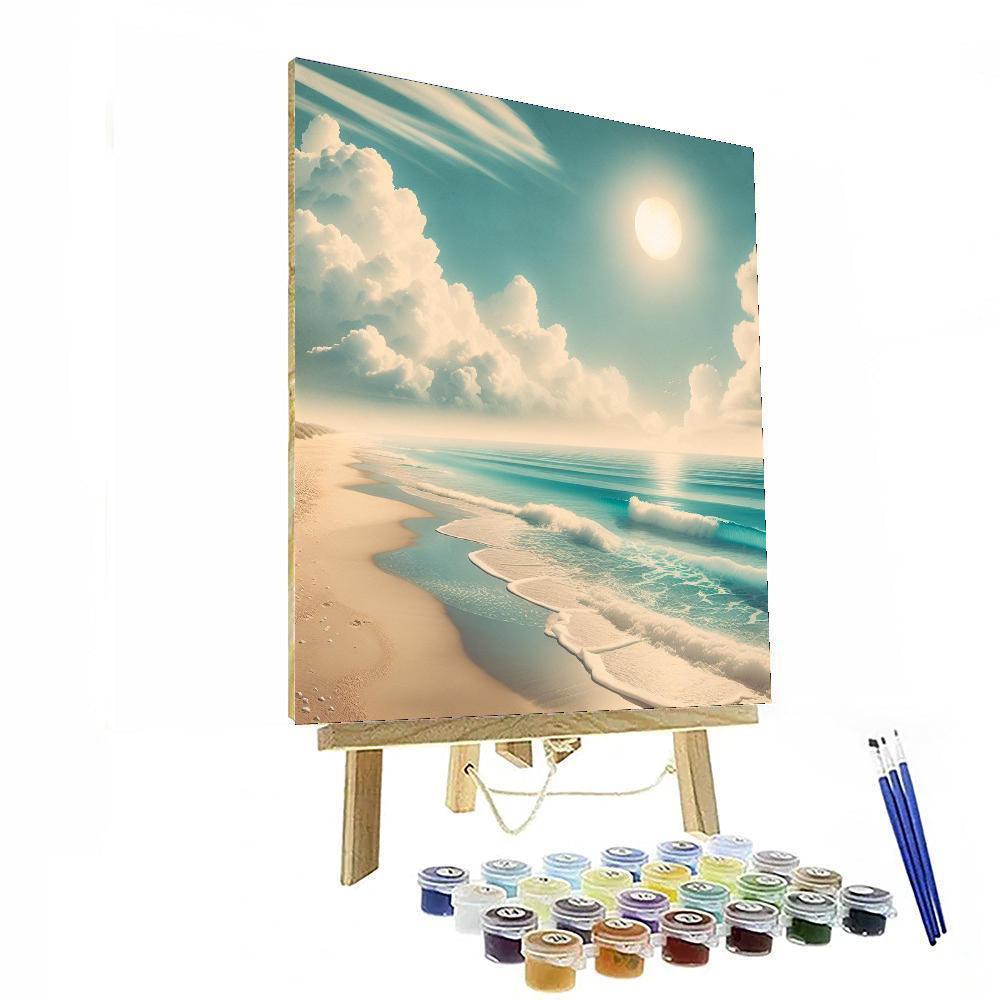 Glistening Seaside Dreams DIY Paint By Numbers