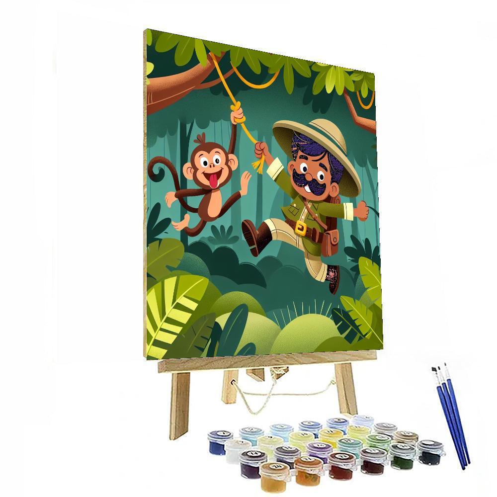 Jungle Expedition Challenge Painting By Numbers Kit