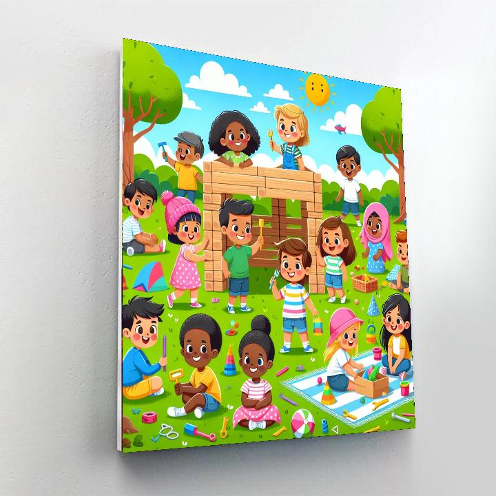 Charming Backyard Adventures Paint By Numbers