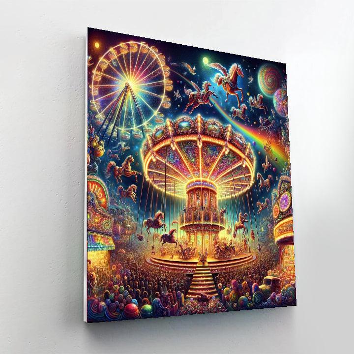 Whimsical Carnival Extravaganza Paint By Number