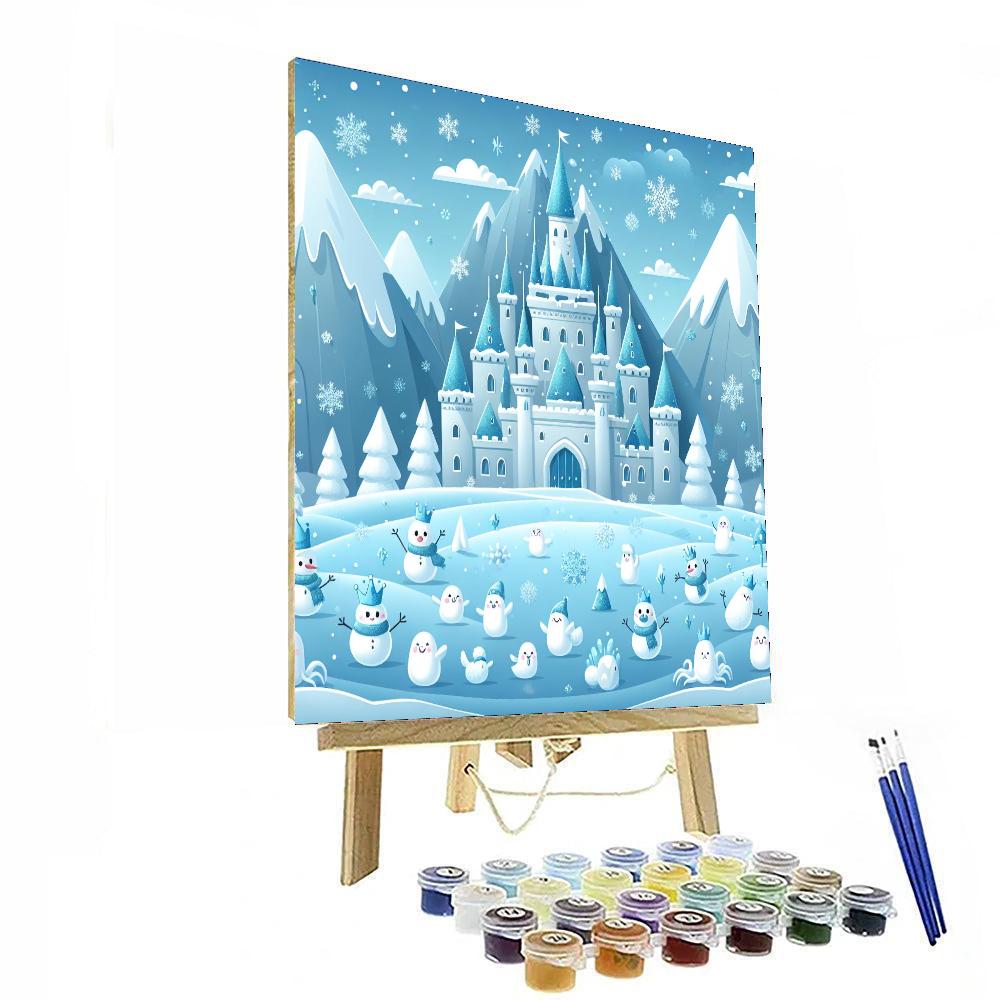 Ice Kingdom Wonders DIY Paint By Numbers