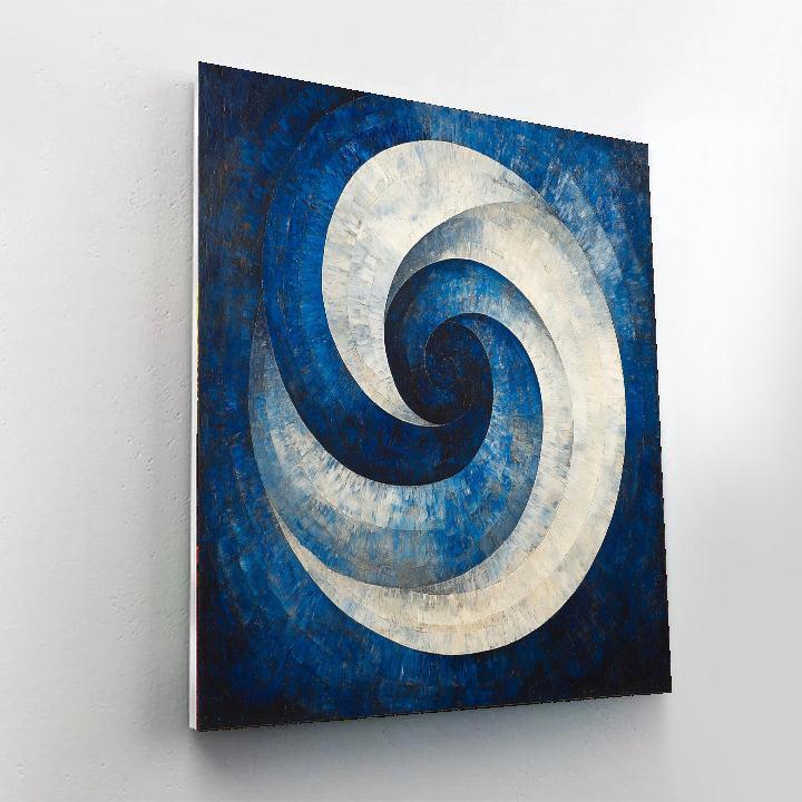 Kazimir Malevich Inspired Cosmic Geometry  Number Painting