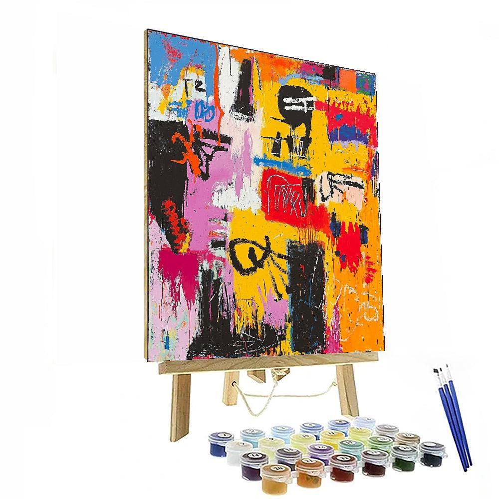 Jean-Michel Basquiat Inspired The Language Of Colors  Paint By Numbers Kits