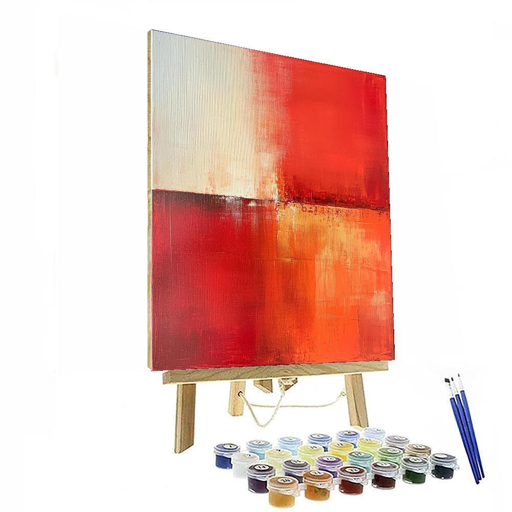 Mark Rothko Inspired Fires Of Reflection  Numbered Painting Kits