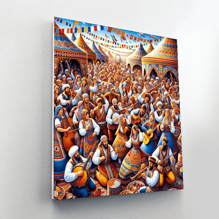 Karakalpak Folk Festival Paint By Numbers