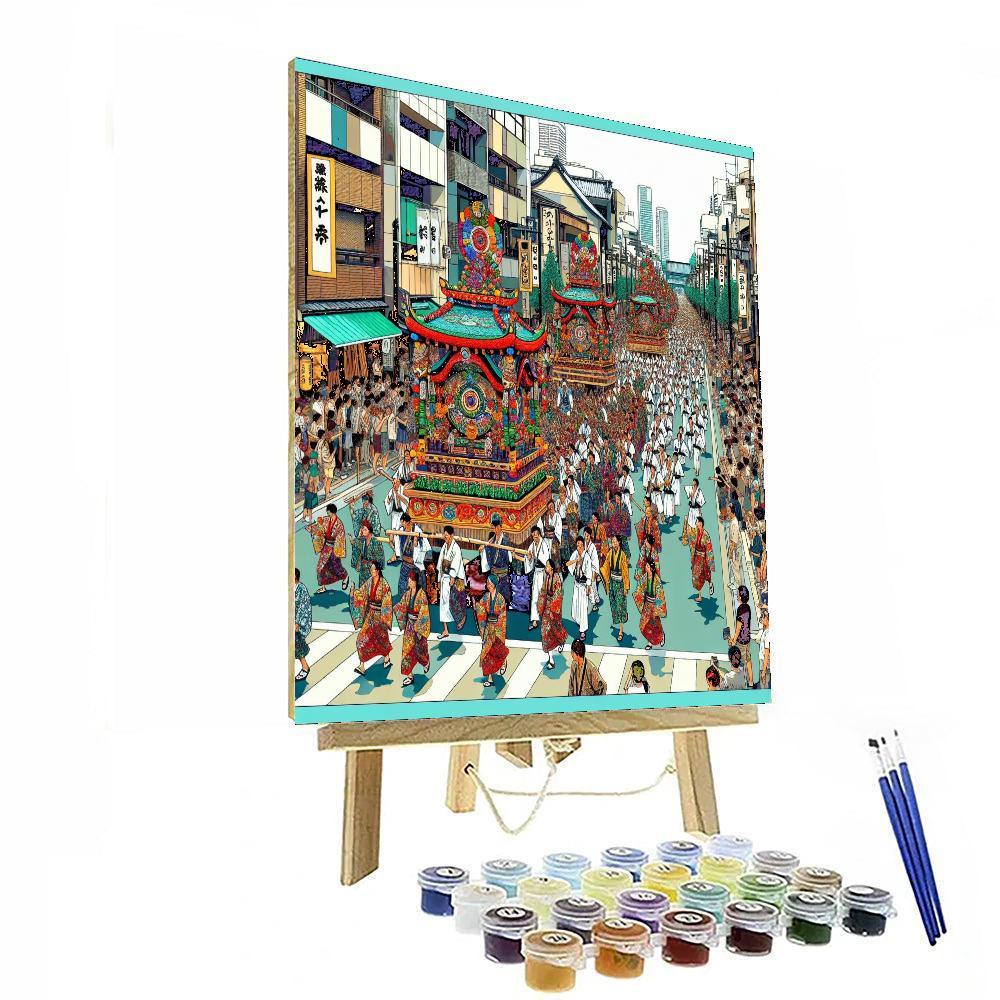 Festival Of The Steel Phallus - Japan Paint By Number