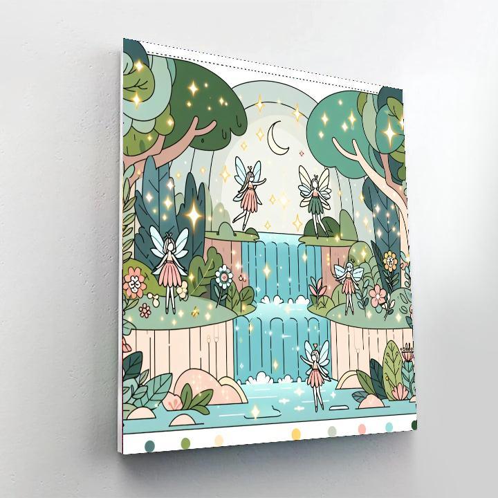 Serene Fairy Habitat Numbered Painting Kits