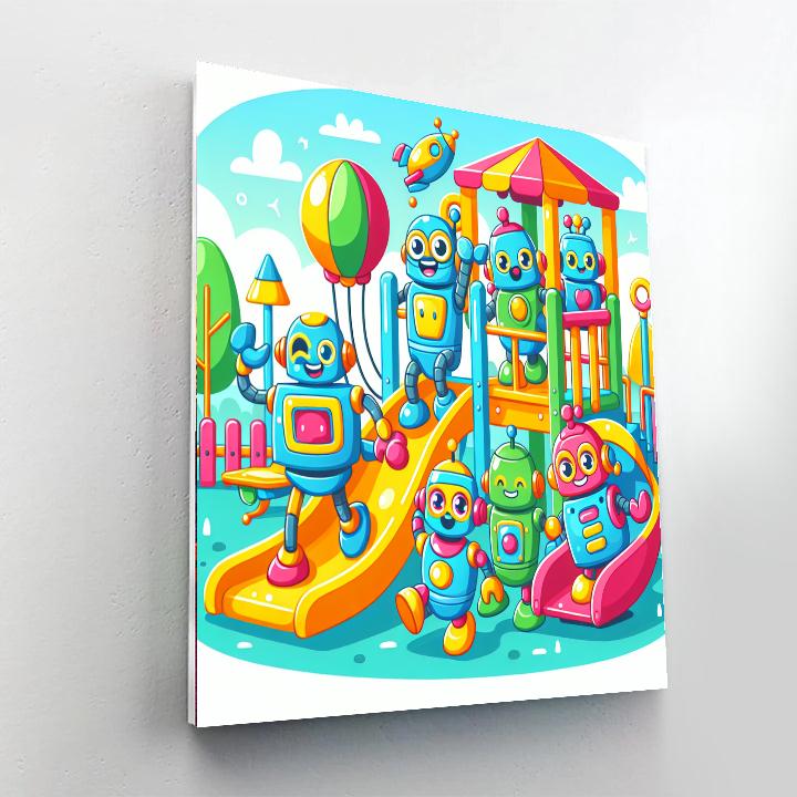 Robot's Playground DIY Paint By Numbers
