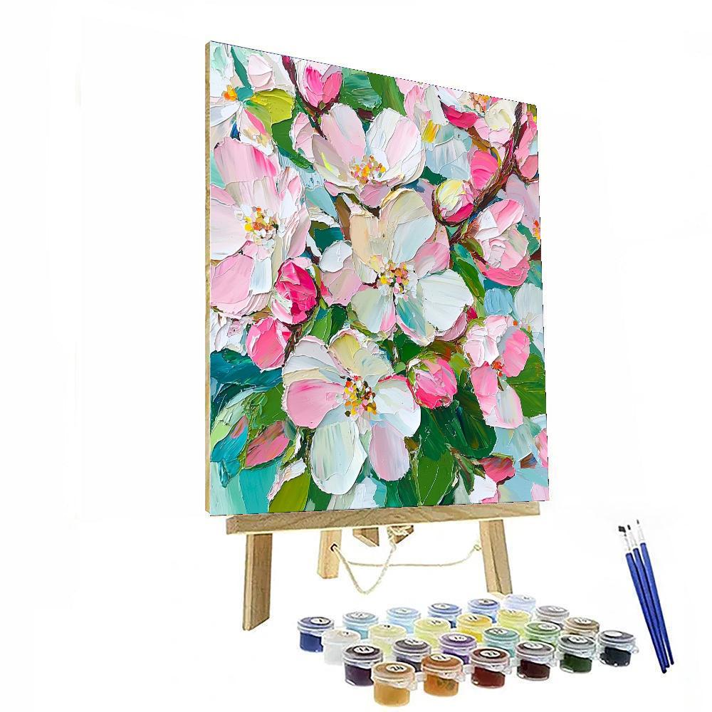 Paul Cézanne Inspired Temporal Blossoms  Paint By Numbers Kits