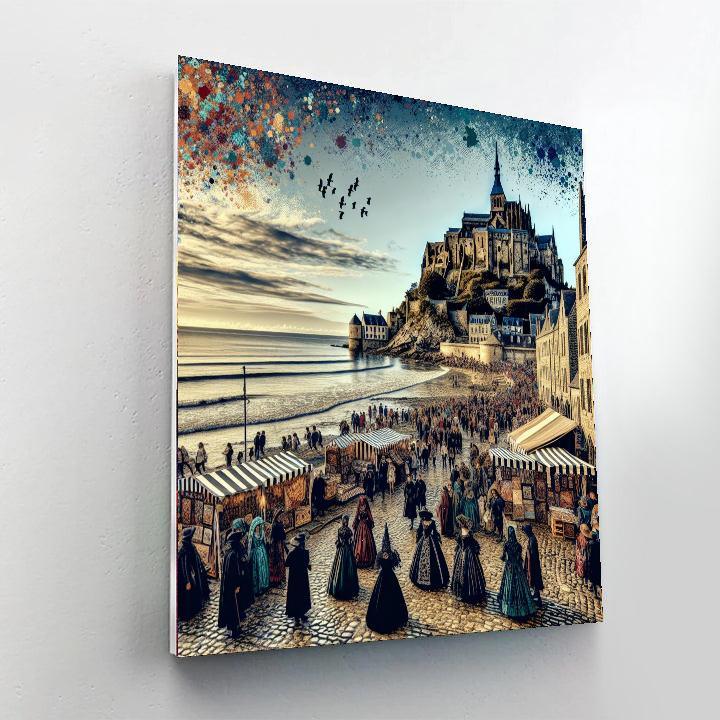 Whitby Goth Weekend - England Painting By Numbers Kit