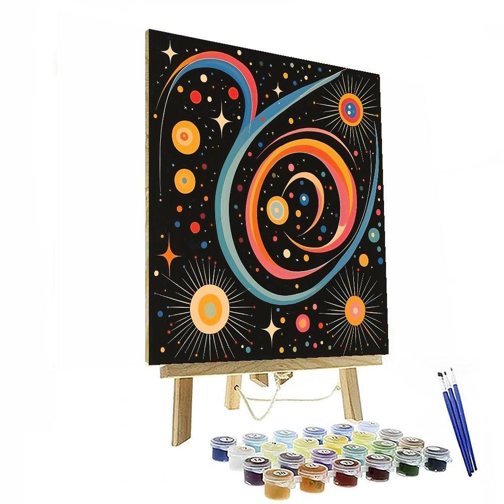 Joan Miro Inspired Infinite Universe  Paint By Number