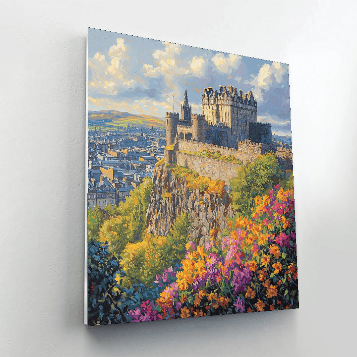 The Edinburgh Castle Numbered Painting Kits