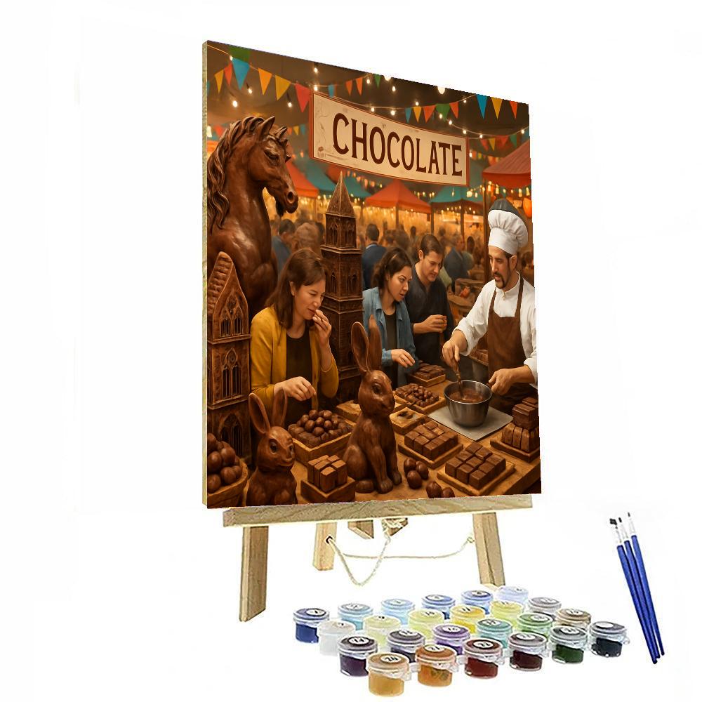 The International Festival Of Chocolate Paint By Numbers Art