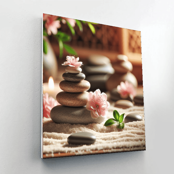 Tranquil Zen Stones Painting Number Kit