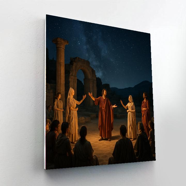 International Festival Of Ancient Greek Drama Number Painting