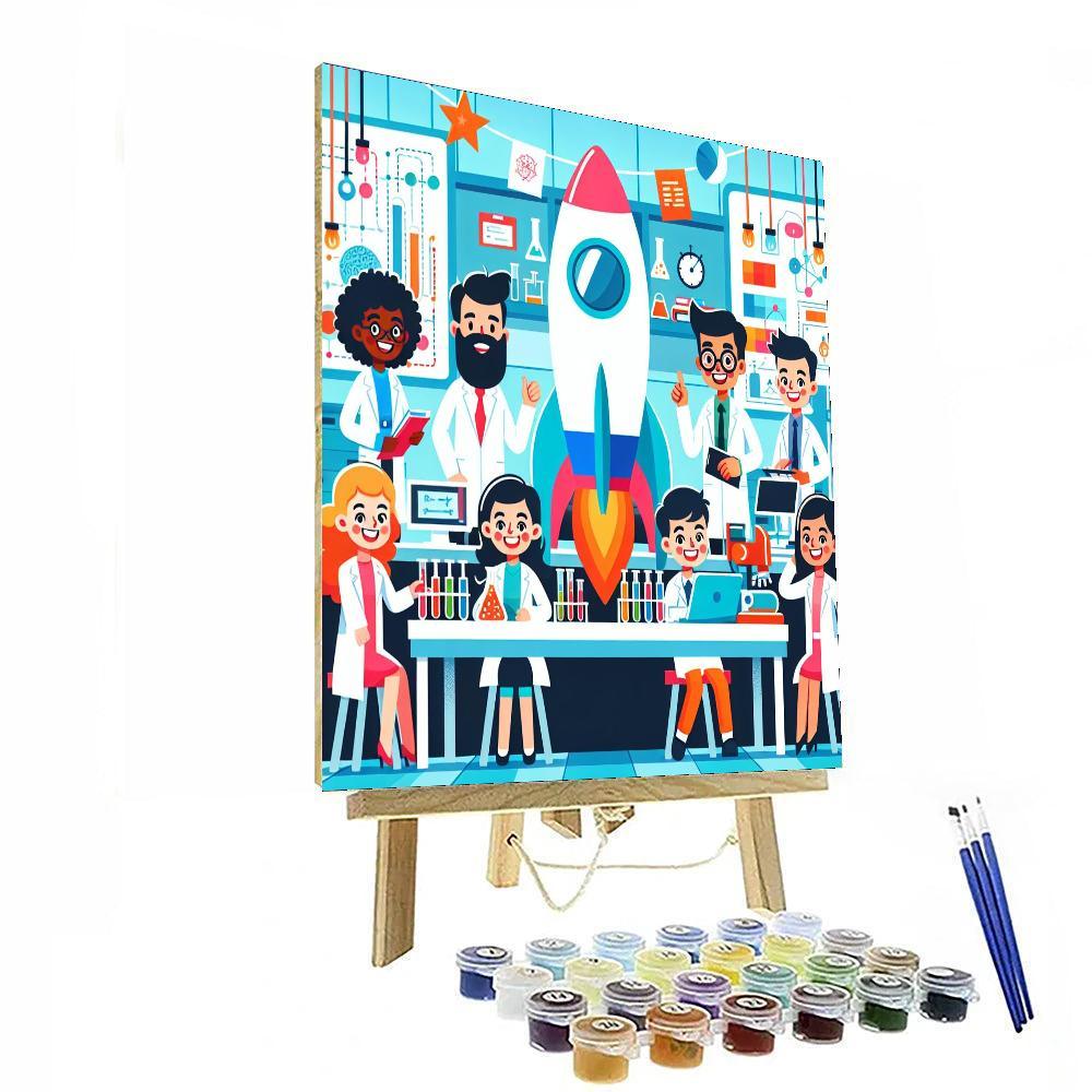Rocket Science Lab Painting By Numbers Kit